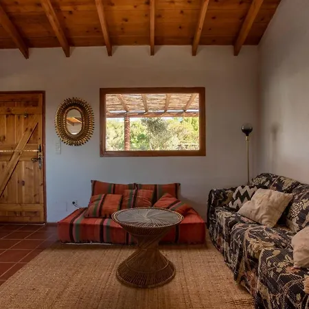 Rustic With Pool In Center