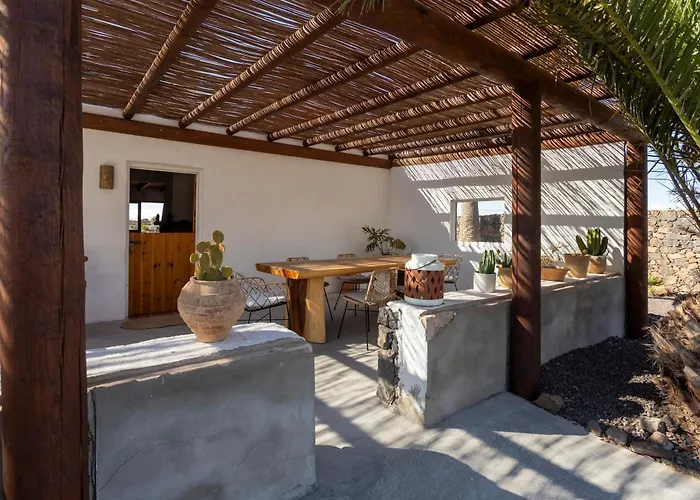 Rustic With Pool In Center