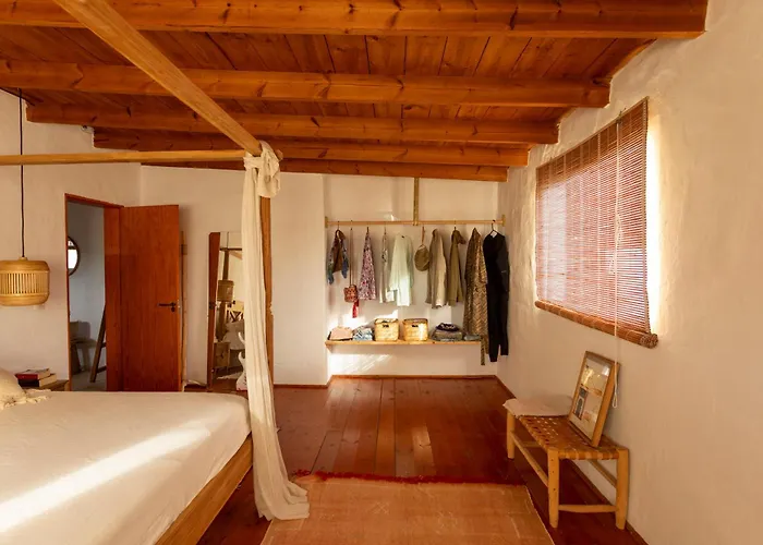 Rustic With Pool In Center