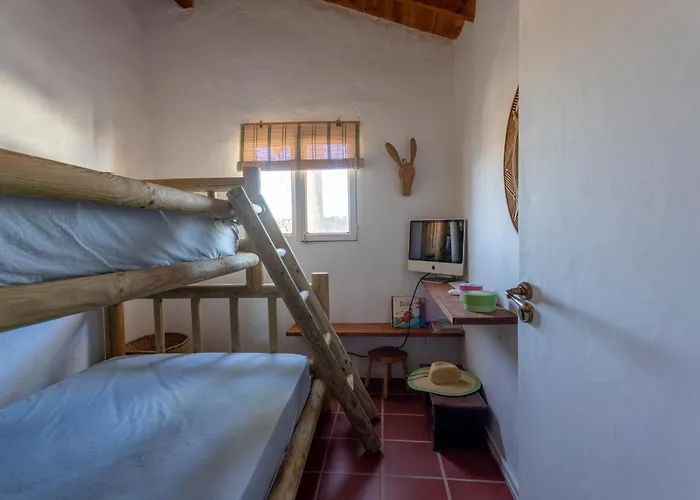 Rustic With Pool In Center